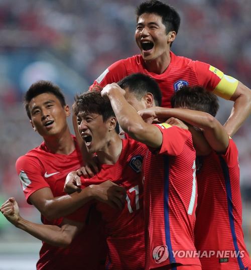 中国队对韩国队世预赛